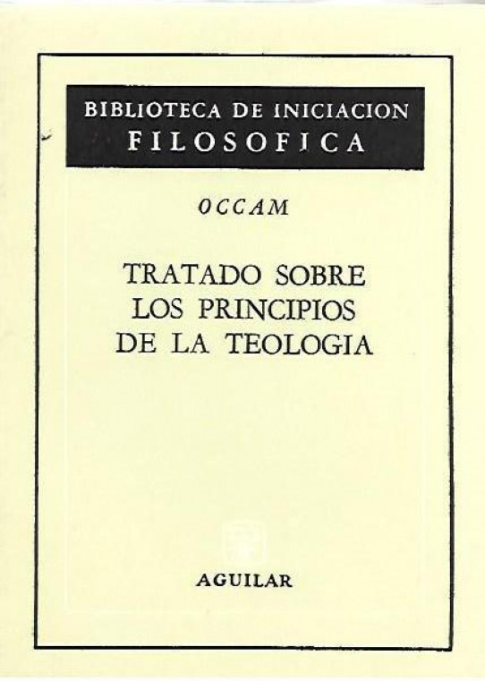 TRATADO SOBRE LOS PRINCIPIOS DE LA TEOLOGIA