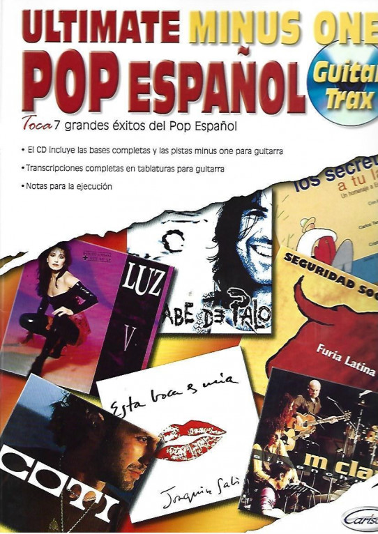 Ultimate Minus One. POP ESPAÑOL (Guitar Trax) Toca 7 grandes éxitos del Pop Español + CD