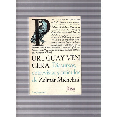 Uruguay vencera / Zelmar Michelini