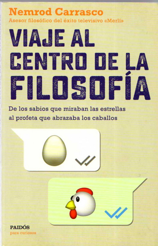 VIAJE AL CENTRO DE LA FILOSOFÍA