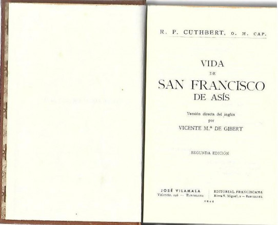 VIDA DE SAN FRANCISCO DE ASIS