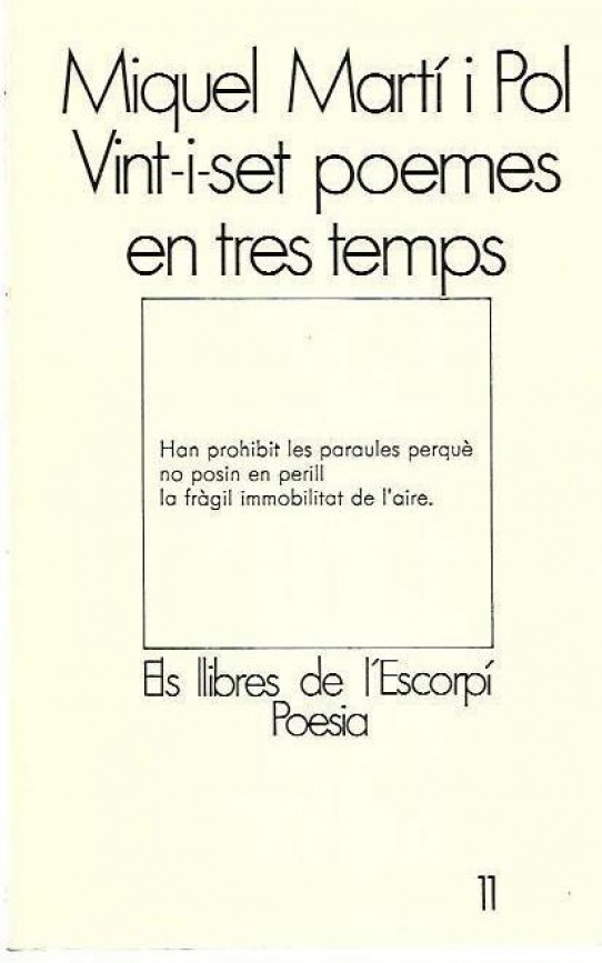VINT-I-SET POEMES EN TRES TEMPS