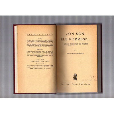 ¿On són els pobres?... i altres històries de Nadal / Joan Puig i Ferreter